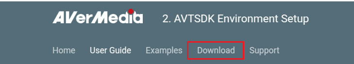 getting start donwload page