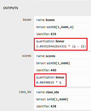 Model properties in Netron