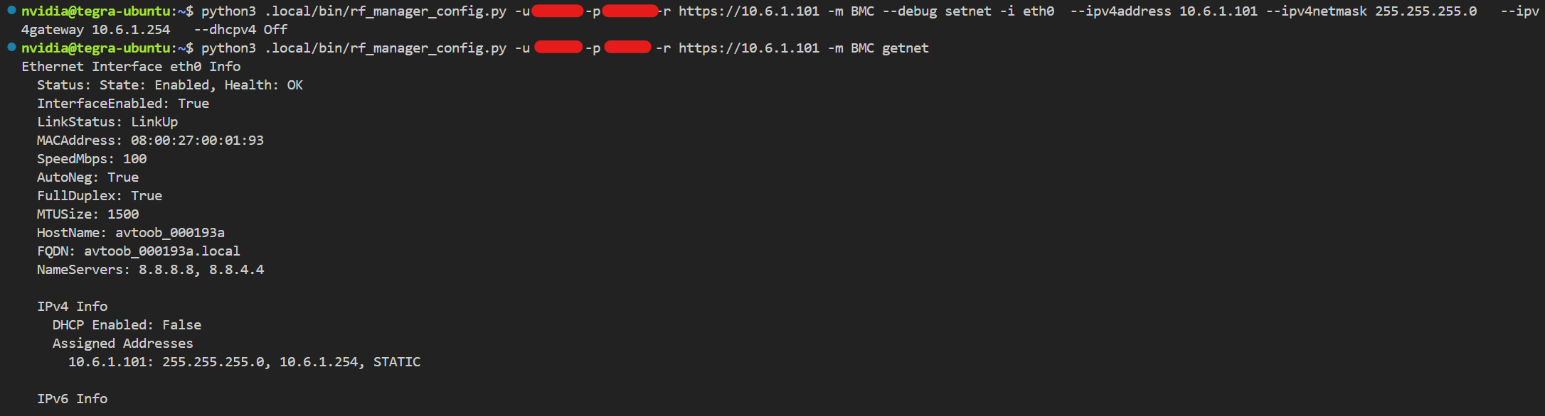 Manager config